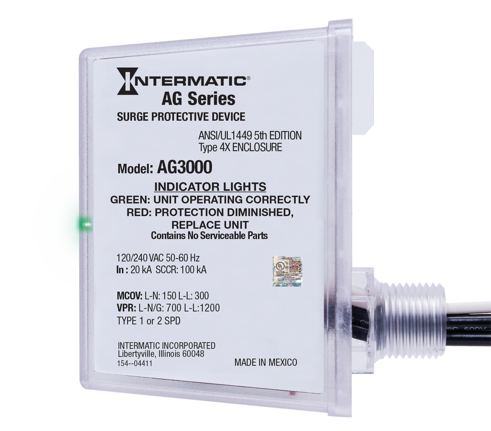 HVAC surge protector for outdoor condenser and equipment protection